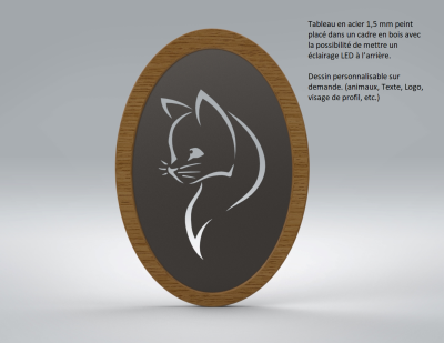 Tableau en acier 1,5mm