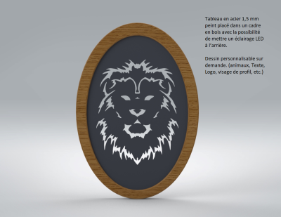 Tableau en acier 1,5mm