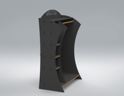 Penderie en acier peint