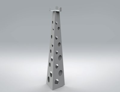 Support en cône pour pot de fleurs