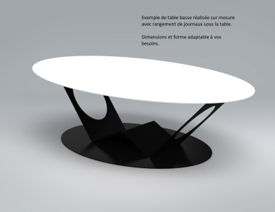 Table basse ronde
